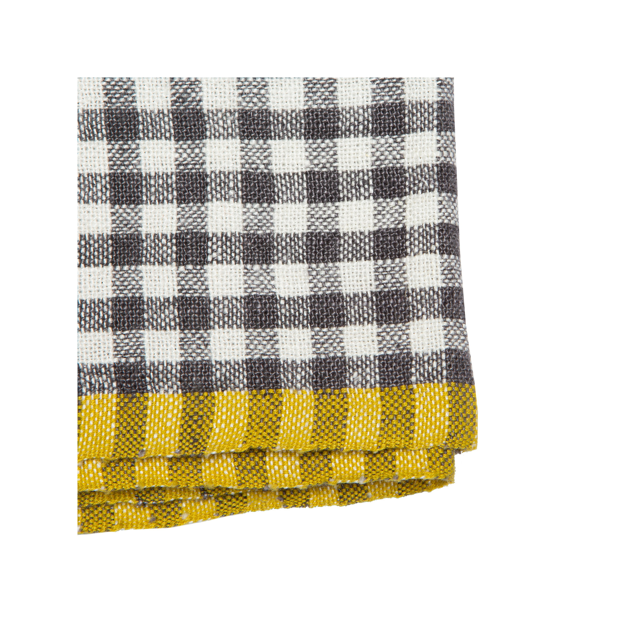 Dish Cloth Kitchen Towel, Grey/Dijon