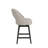 Cy Solid Wood Upholstered Counter Height Or Bar Height Swivel Barstool With Fabric Seat - Set Of 3-1150117245-1150117246