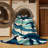 Washable Dolphins Nautical Area Rug-2053402516