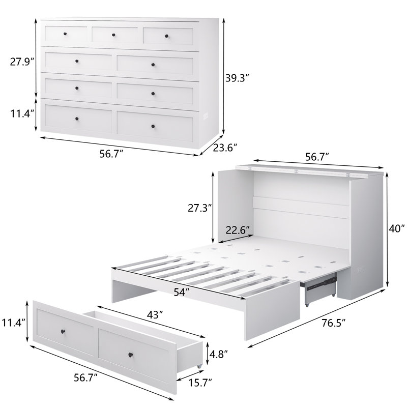 Cyrille Murphy Storage Bed