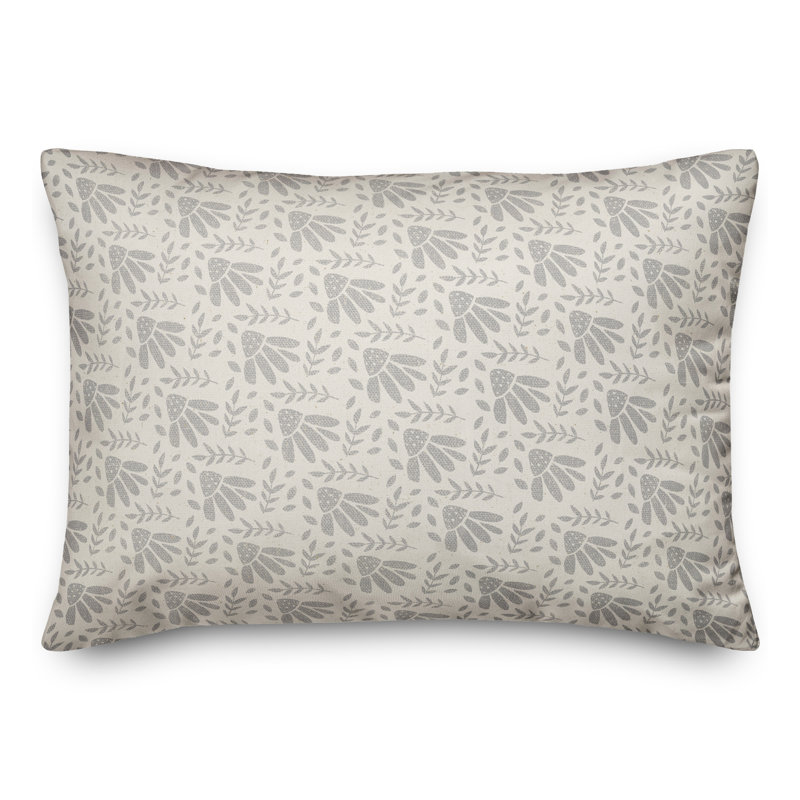  Simple Florals Rectangular Pillow Cover & Insert