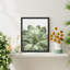 «Succulent Cactus Close Up Southwest Green Lily Pad» sur papier-98266145-98266146