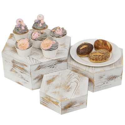 Présentoir à petits gâteaux 3 pièces Trumbo