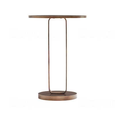 Table d'appoint ronde en bronze antique Tareel