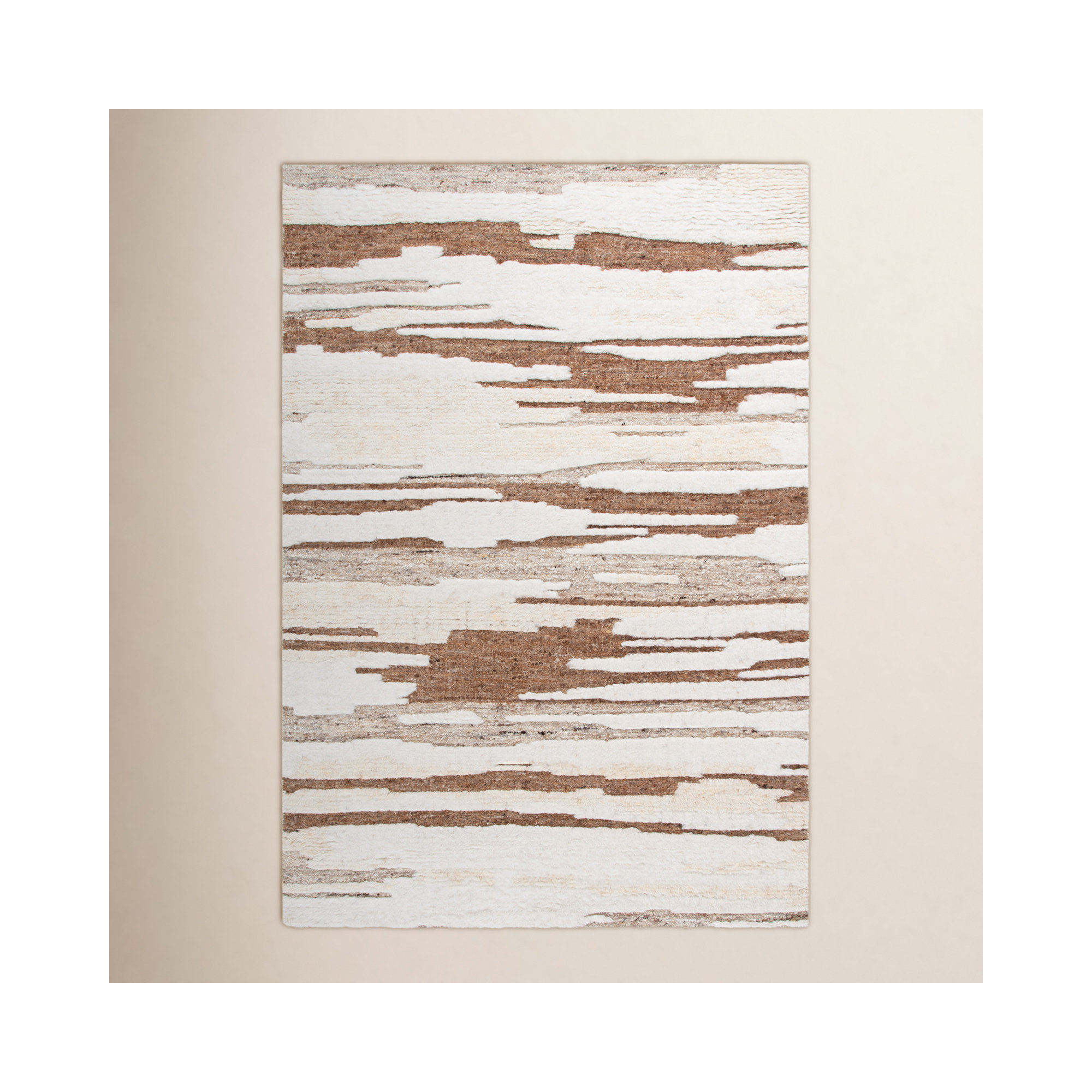 Karla Handmade Rug, Rectangle 6' x 9'