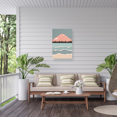 Toile d'extérieur Jay Stanley Minimal Mountains 3