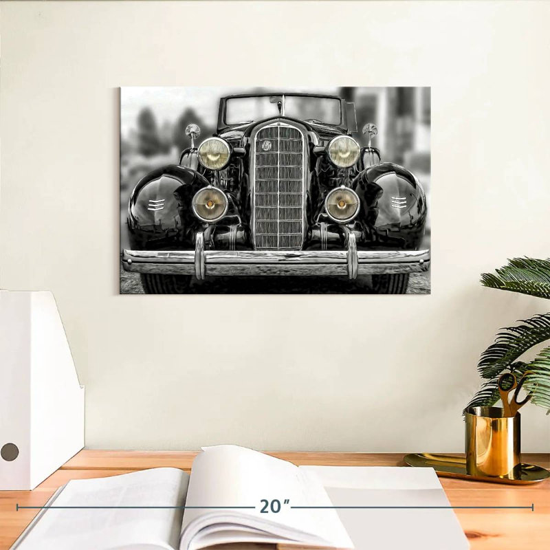 Mehar Vintage Cadillac II, H 8 po x l 12 po