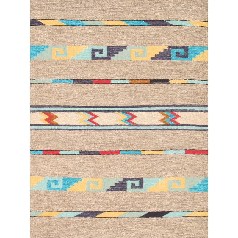 Tuscany Hand-Woven Mocha Wool Area Rug