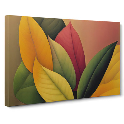 Refined Leaf - Wrapped Canvas Print