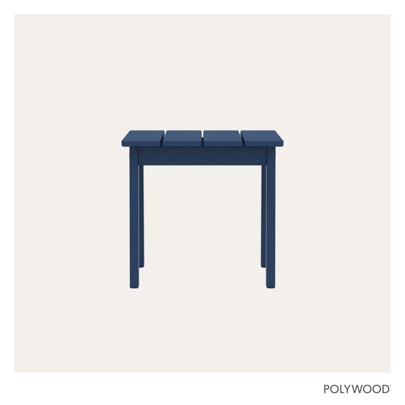 POLYWOOD X  Sol 72 End Table, Navy