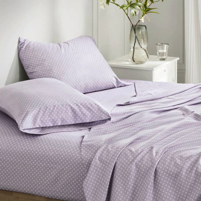 Collection d'édredon et de draps Taupe - imprimé floral, taille luxueuse lavable à la machine, matériaux