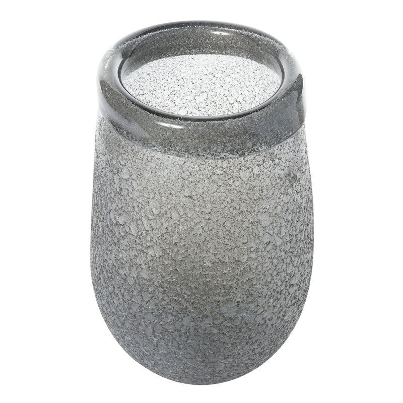 Vase de table en verre Morehouse, H 11 po x l 6 po x P 6 po
