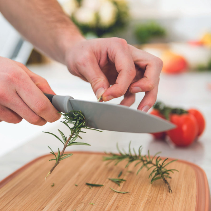 BergHOFF BergHOFF Balance Non-stick Stainless Steel Small Chef's Knife 5.5", Recycled Material