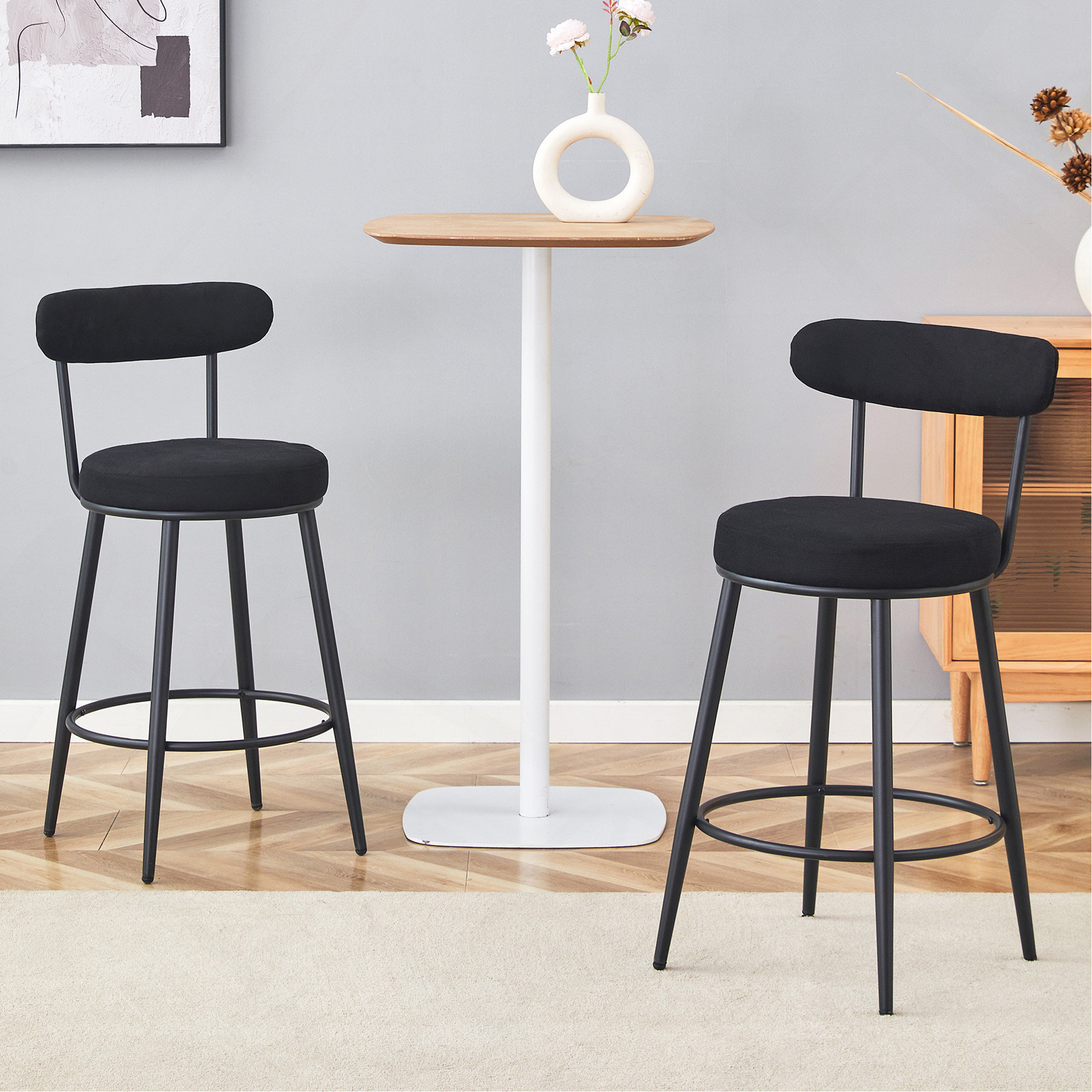 Ebern Designs Fashionable And Comfortable - Two Sets Of Ergonomic High ...