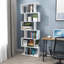Glyndon 190.5cm H x 70cm W Geometric Bookcase-117622106