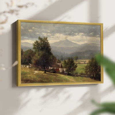 Paysages rétro-CCII - reproduction encadrée
