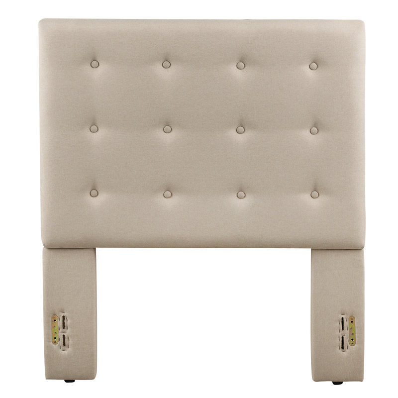 Leilla Upholstered Bed, Taupe