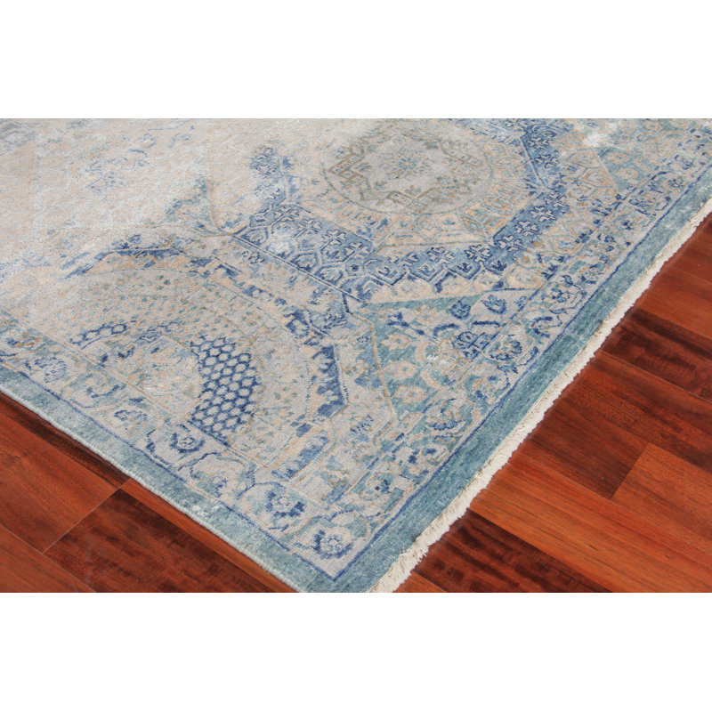 Fine Mamluk Hand Woven Geometric Area Rug, Rectangle 8' x 10'