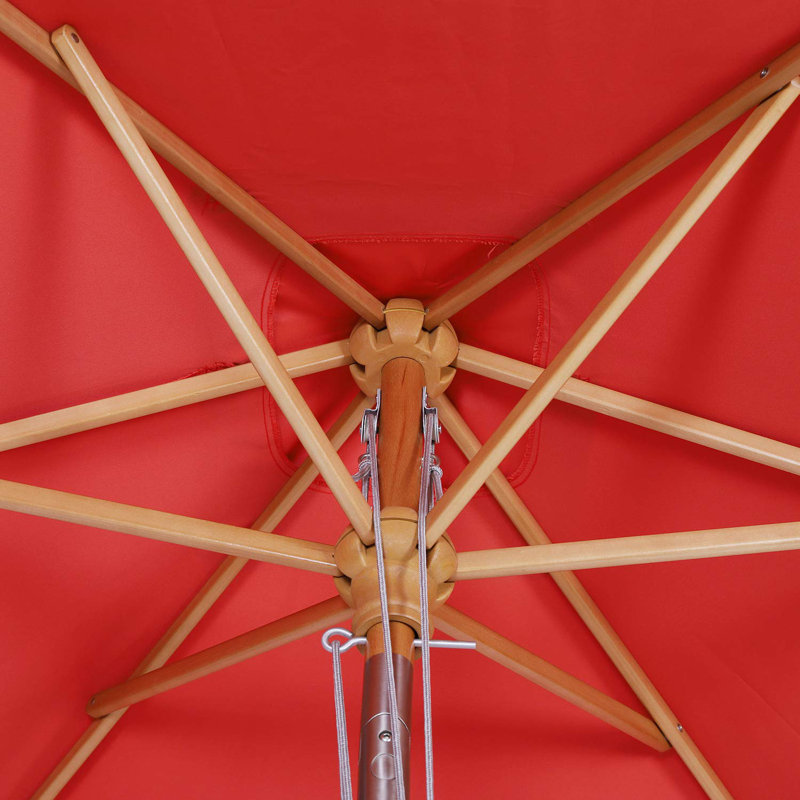 Kristofer 200cm X 150cm Rectangular Beach Parasol