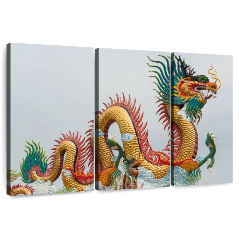 Kelan Korean Dragon, 24" H x 38" W