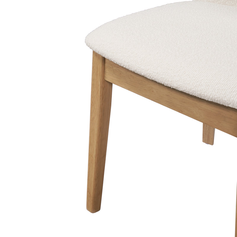 Ensemble de salle à manger Branson, 7 pièces : table, 6 chaises, Chêne / chêne