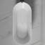 Baignoire de trempage autoportante blanche en acrylique 67 "x 29,5" avec trop-plein et bonde escamotable pour salle de bain MonBlari-133424747-133424748