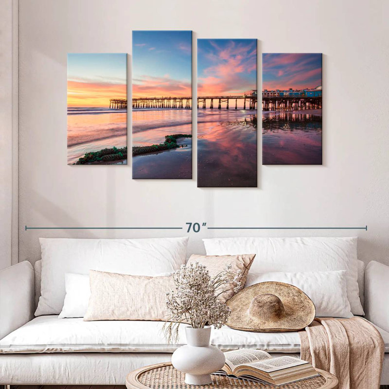 Aletra Cocoa Beach Pier Sunrise, 32" H x 52" W