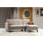 Modern Corner Sofa-Bed, Light Grey, 85.0 x 33.9 x 51.2 inches | Durable Metal/Wood Frame, 26 DNS Sponge Seating, 22 DNS Back Cushion | Perfect for Small Spaces, Stylish & Comfortable Design-90667732