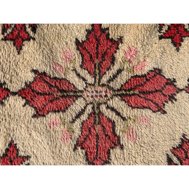 Tapis turc vintage rétro Oushak pour décoration murale et décoration de chambre d'enfant