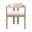 Chaises de salle à manger-Cendre clair / beige (ensemble de 2)-1783331343-1783331328