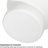 Arlo 8" Reactive Glaze Double Bulb White Ceramic Vase-128904566-128904567