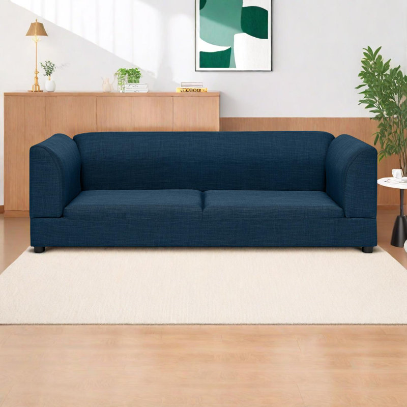Canapé confortable surdimensionné pour animaux de compagnie de taille moyenne / grande avec dossier, accoudoirs et coussin moelleux