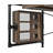 Endang Weathered Oak & Black Finish Writing Desk