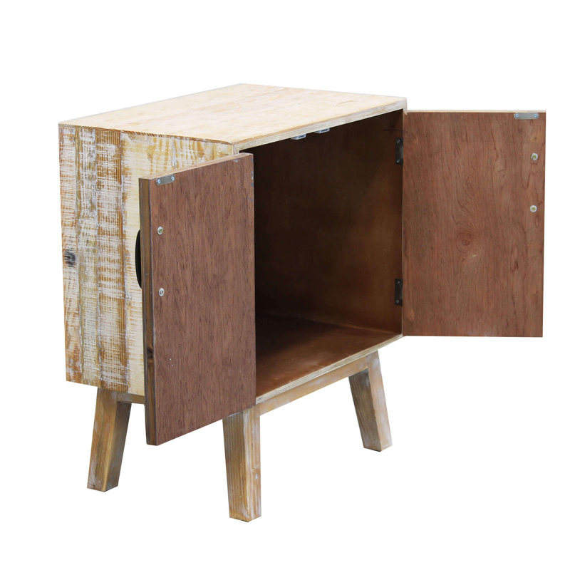 Courts 56cm W Manufactured Wood Bedside Table
