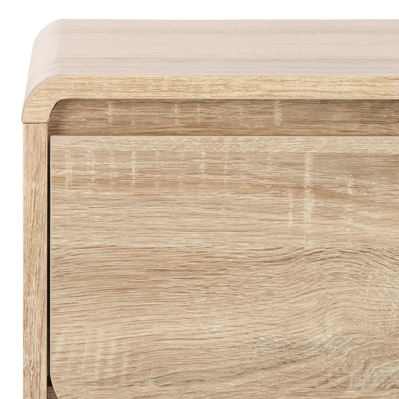Arsenio 1 Drawer Nightstand, Light Cream