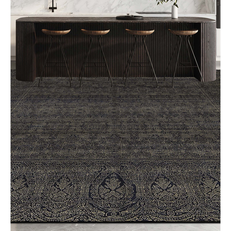 One-of-a-Kind 7'7" X 7'11" Hand Knotted Area Rug