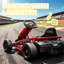 Kart électrique pour enfants, cadre en acier et en polypropylène à 8 vitesses, 8,1 mi / h, pour enfants de 8 à 12 ans