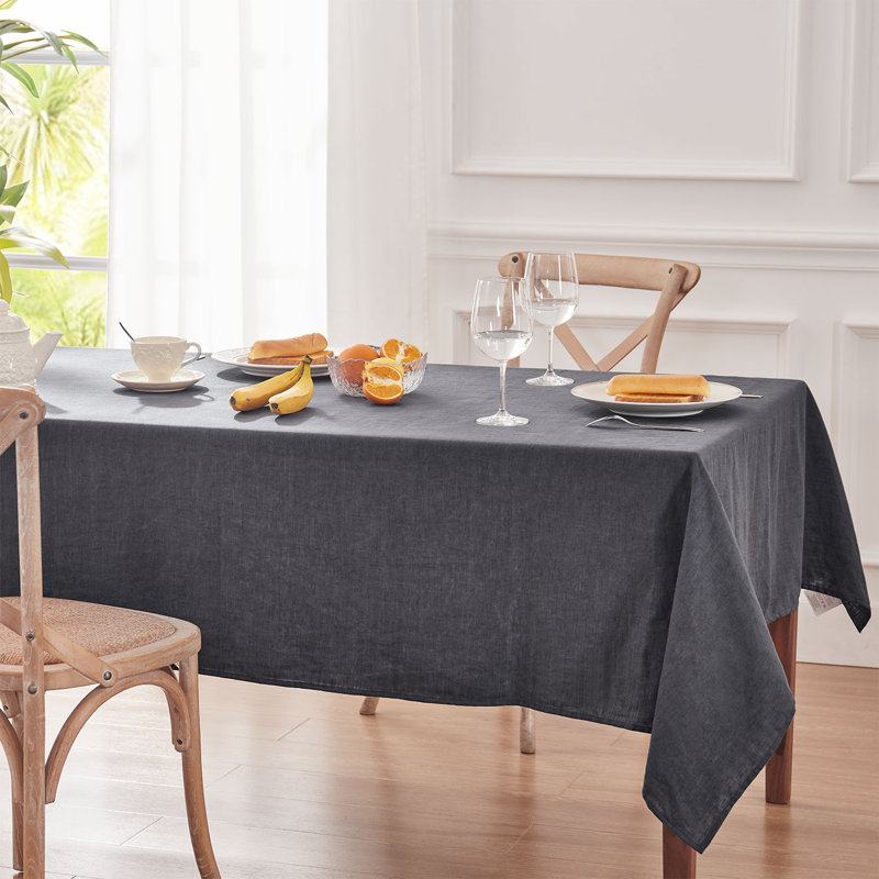 Nappe TOSMO, Gris anthracite, 70 po x 52 po