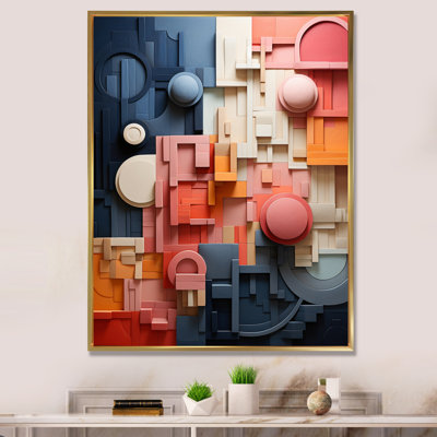 «Hridhaan Constructivism Construit Horizons IV», reproduction sur toile
