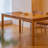 Solid wood dining table with natural charm-2108126059