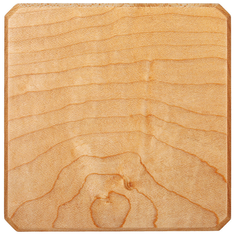 Maple Wood Coasters Edge Grain with Base