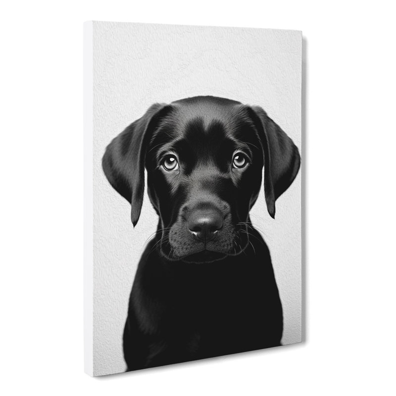 Labrador Retriever Minimalism - No Frame Print, 76cm H x 50cm W x 3cm D