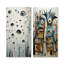«Minimalist Monster Creatures - Monsters», ensemble d'art mural sur toile-102583665-102583668