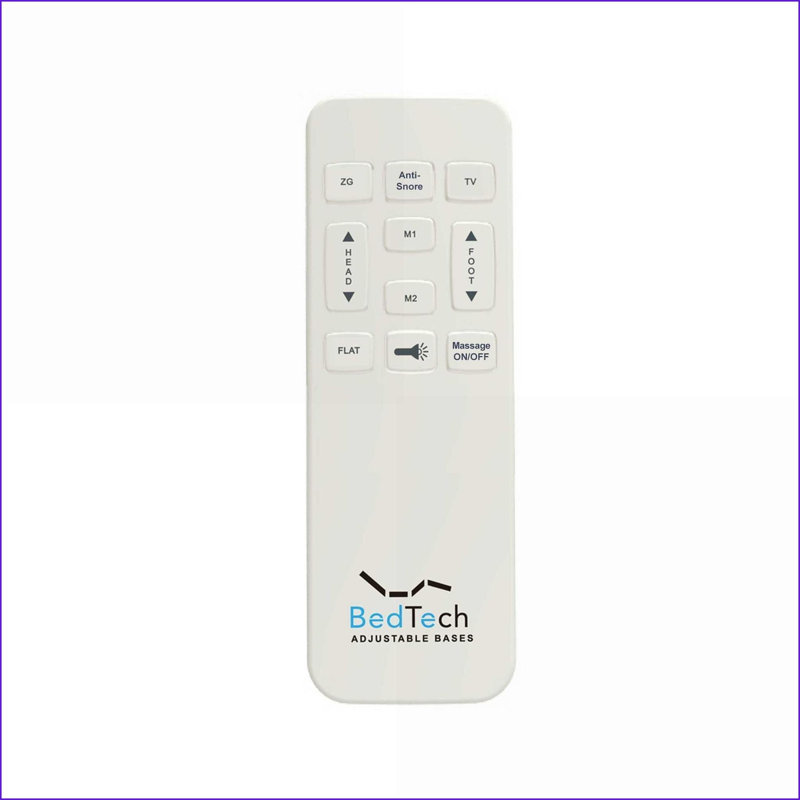 Queen Size Adjustable Bed Base with Full-Range Positions, Memory Settings &amp; Bluetooth for Master Bedroom, Blue/Gray