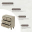 Table de chevet 3 tiroirs Alyiah