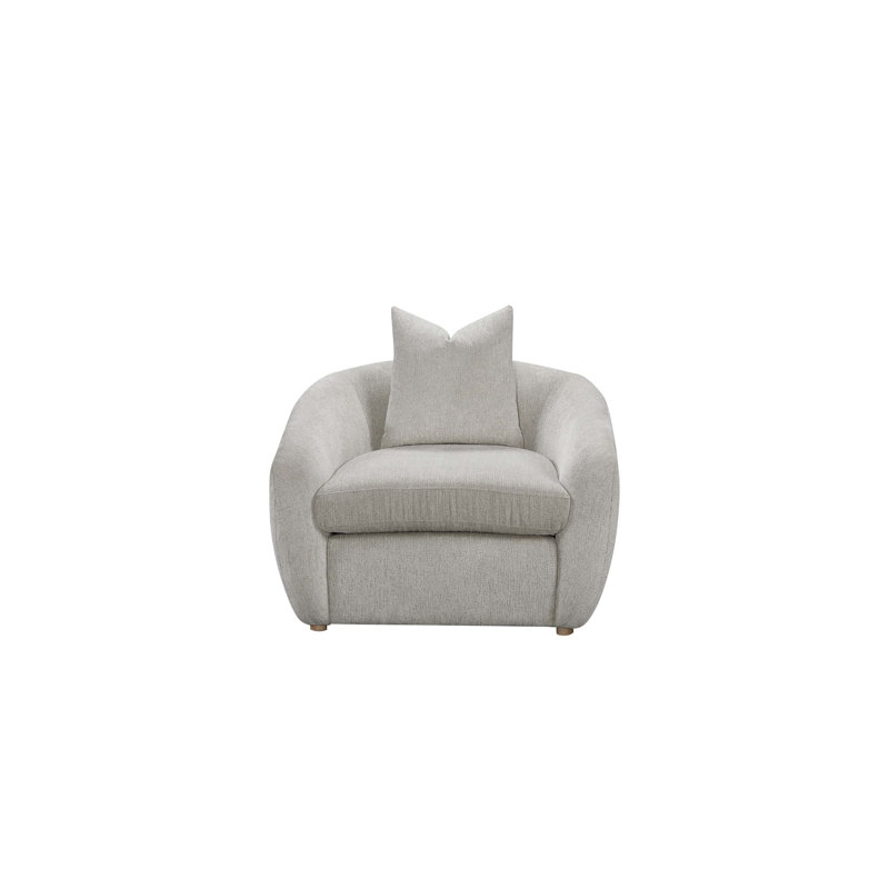 Chaise d'appoint avec coussin