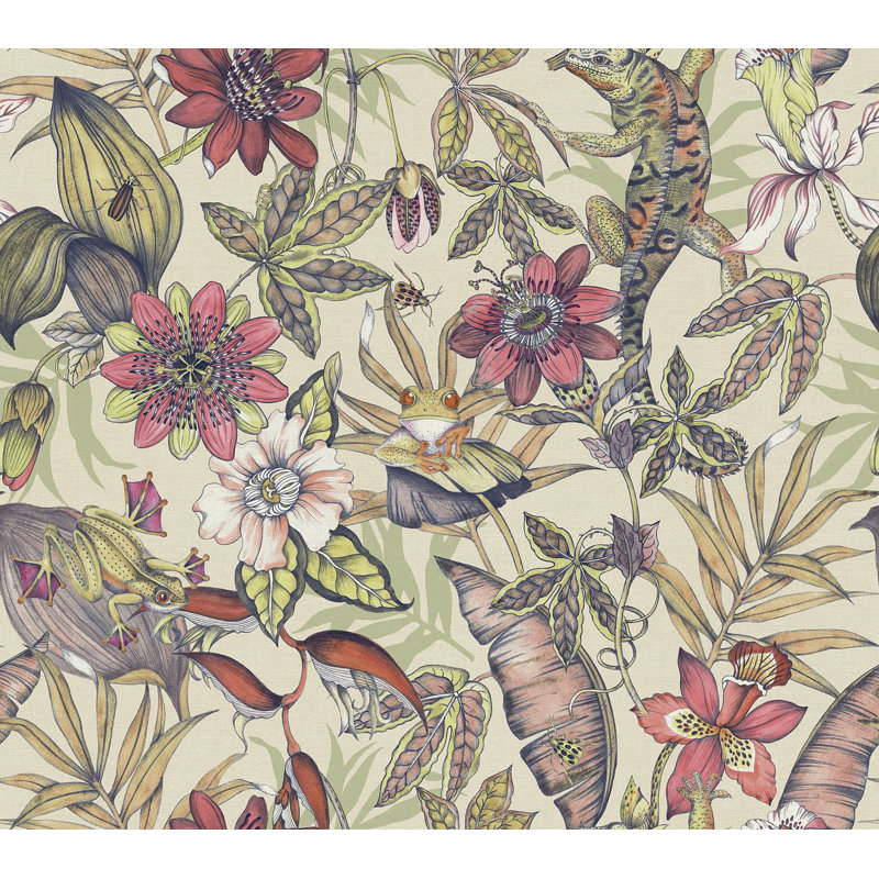 Floral Roll, Cream