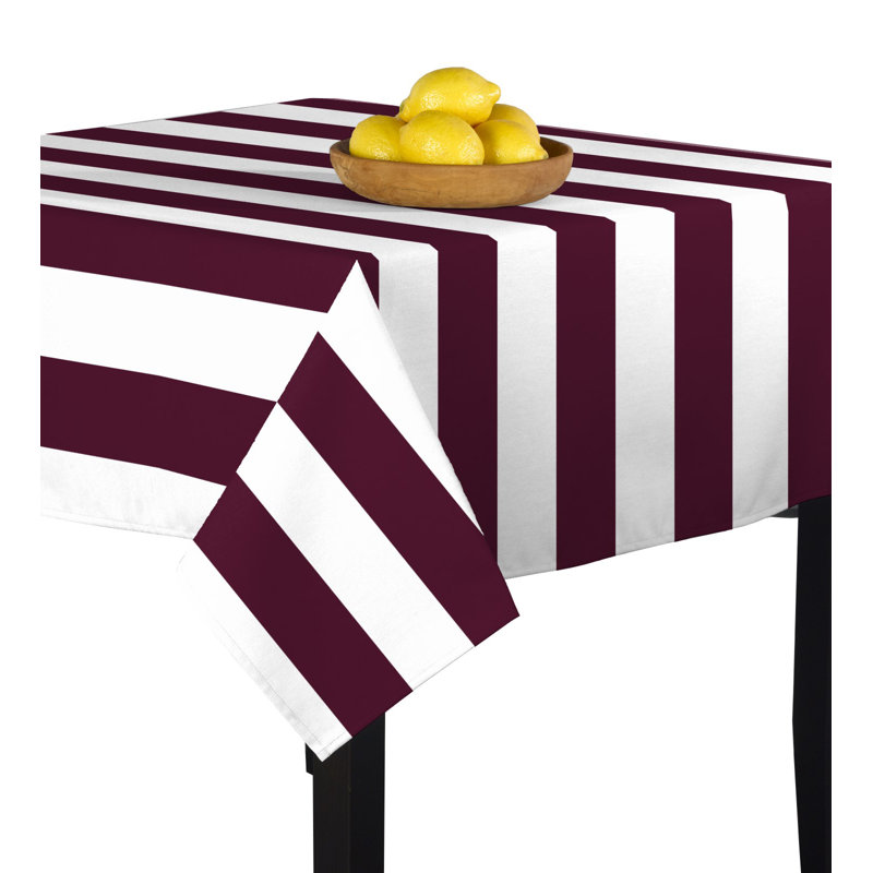 Sam Tablecloth, 60" L x 60" W, Burgundy