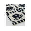 Posy Wool Floral Area Rug in Black/White-83476929
