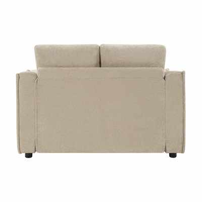 Chaise longue d'intérieur avec coussins et espace de rangement caché pour le salon, la chambre à coucher